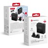 Daugiafunkcis įkroviklis Forcell F-Energy 6in1 USB A + USB C PD 45W + išorinė baterija 15000 mAh + belaidis įkrovimas 15W juodas