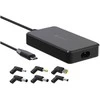 FORCELL F-ENERGY E856 uniwersal laptop charger 90W USB C + 6 adaptors - juodas