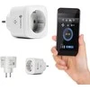FORCELL F-ENERGY EU02 išmanusis kištukas 230V su WiFi, programuotoju ir Tuya/Amazon Alexa palaikymu - baltas