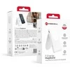 Powerbank compatible with MagSafe Forcell F-Energy MagStand F10K2 QC3.0 PD 5A 20W 10000 mAh baltas