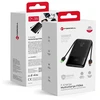 FORCELL F-ENERGY F10K6 daugiafunkcis nešiojamas įkroviklis su įmontuotais C tipo ir „Lightning“ laidais PD QC3.0 3A 22,5W 10000 mAh juodas