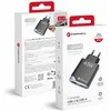 Phone charger Forcell F-Energy Ultra Slim GaN III USB C + USB A PD QC4.0 3A 45W B245202(1A1C) juodas