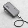 Telefono įkroviklis Forcell F-Energy Ultra Slim GaN III 2 x USB C + USB A QC4.0 PD 4A 65W VT-47 pilka 0INT