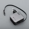 Telefono įkroviklis Forcell F-Energy GaN USB C + ištraukiamas laidas USB C PD QC4.0 3A 45W VT-R5 pilka