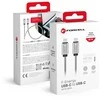 USB C į USB C laidas Forcell F-Energy QC4.0 PD 3A 60W metalinis 1 m C237 sidabrinis