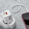 Telefono įkroviklis Forcell F-Energy Mini GaN III USB C + USB A QC4.0 PD 25W VT-25B baltas 0INT
