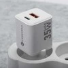 Telefono įkroviklis Forcell F-Energy Mini GaN III USB C + USB A QC4.0 PD 35W VT-35C baltas 0INT