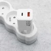 Phone charger Forcell F-Energy Mini GaN III USB C + USB A PD QC4.0 45W VT-36 baltas