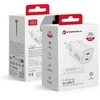 Įkroviklis Forcell (VT-36B) (2xUSB-C 3A 45W) baltas