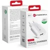 Įkroviklis Forcell (1xUSB 2.4A 18W) baltas