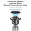 Magnetic car phone holder Forcell F-Grip MagElite air vent juodas