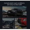 Magnetinis automobilio telefono laikiklis, suderinamas su „Magsafe Forcell F-Grip MagFlex“ priekiniam stiklui / prietaisų skydeliui, juodas