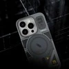 Dėklas Case for iPhone 16 PRO MAX Forcell F-Protect Levels Dual Layer 4D technology compatible with Magsafe Military Drop-Test cyber pilkas