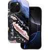 Dėklas Case for iPhone 15 PRO Forcell F-Protect Mirage compatible with Magsafe Military Drop-Test auksinis island