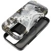 „iPhone 15 PRO MAX“ dėklas „Forcell F-Protect Mirage“, suderinamas su kariniu kritimo testu, sidabrinis rūkas