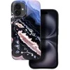 „iPhone 16 PLUS“ dėklas „Forcell F-Protect Mirage“, suderinamas su „Magsafe Military Drop-Test“ auksinis island
