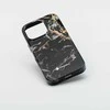 „iPhone 16 Forcell F-Protect Mirage“ dėklas, suderinamas su „Magsafe Military Drop-Test“ juodo marmuro danga