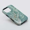 „iPhone 15 PRO Forcell F-Protect Mirage“ dėklas, suderinamas su „Magsafe Military Drop-Test“ žalias marmuras