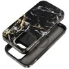 Dėklas Case for iPhone 16 Forcell F-Protect Mirage compatible with Magsafe Military Drop-Test juodas marble