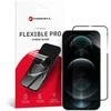 Hybrid glass to iPhone XS MAX / 11 PRO MAX Forcell Flexible 5D juodas