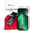 Hibridinis stiklas iPhone 13 / 13 PRO / 14 / 16e / 17e (SE 4 2025) Forcell Flexible 5D juodas