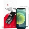 Hybrid glass to iPhone 12 / 12 PRO Forcell Flexible 5D juodas