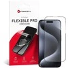 Hibridinis stiklas iPhone 15 PRO Forcell Flexible 5D juodas