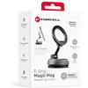 FORCELL Magic Mag magnetinis siurbtukas telefono laikiklis, suderinamas su MagSafe juodas