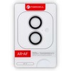 Tempered Glass Camera Lens for iPhone 17 Forcell Premium sidabrinis