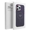 Dėklas Oem Case for iPhone 17 AIR Frame Mag Cover compatible with MagSafe violetinė