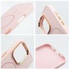 Oem Originalus „iPhone 11 Frame Mag Cover“ dėklas, suderinamas su „MagSafe“, rausvos spalvos.
