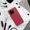 Oem Originalus „iPhone 13 Frame Mag Cover“ dėklas, suderinamas su „MagSafe“, rausvai raudonas