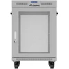 FREESTANDING 19" RACK CABINET 15U 600 × 600 Pilkas, PERFORATED DOOR, LCD, LANBERG (FLAT PACK)