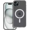 Dėklas Oem Case for iPhone 15 PLUS Frost Mag Cover compatible with MagSafe (camera protection) transparent frozen
