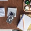 Oem Originalus „iPhone 15 PLUS“ dėklas, suderinamas su „MagSafe“ permatomu, sušalusio stiklo apvalkalu.