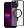 „Oem“ dėklas, skirtas „iPhone 13 PRO MAX“, visiškai matinis „Mag“ dėklas, suderinamas su „MagSafe“ juodas