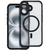 „Oem“ matinis „iPhone 16“ dėklas, suderinamas su „MagSafe“ ir juodas
