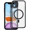 „Oem“ matinis „iPhone 11“ dėklas, suderinamas su „MagSafe“ ir juodas