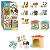 Funville Figūrėlių rinkinys Lil Sniffles Doggies