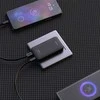 Įkroviklis jungiama į tinklą podróżna GaN Dudao A65Q 65W USB-A / USB-C PD ultracienka EU / US - juoda