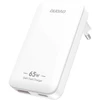 Įkroviklis jungiama į tinklą podróżna GaN Dudao A65Q 65W USB-A / USB-C PD ultracienka EU / US - balta