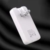Įkroviklis jungiama į tinklą podróżna GaN Dudao A65Q 65W USB-A / USB-C PD ultracienka EU / US - balta