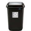 Šiukšliadėžė Plafor, 12 l, juoda/pilka
