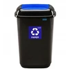 Šiukšliadėžė Plafor, 12 l, mėlyna/juoda
