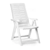 Garden chair Progarden. baltas. 60 cm x 61 cm x 109 cm