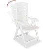 Garden chair Progarden. baltas. 60 cm x 61 cm x 109 cm