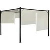 Jokomisiada Garden PERGOLA Para Sole ZONA 3x3x2m Atsparus vandeniui roofing ROLLERS SP0836