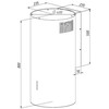 Ilgas dubuo AKPO WK-4 BALMERA WL SLIM baltas SEMI-MATTE T450 M3