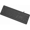Gembird KB-MCH-05 Slim su laidu multimedia klaviatūra, juodas, US išdėstymas