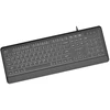 Gembird KB-UML-04 Slim su laidu backlight klaviatūra, juodas, US išdėstymas
